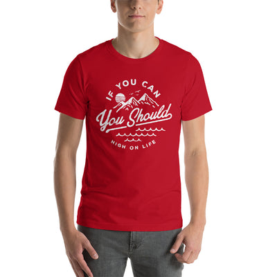 You Should! Men's Red T
