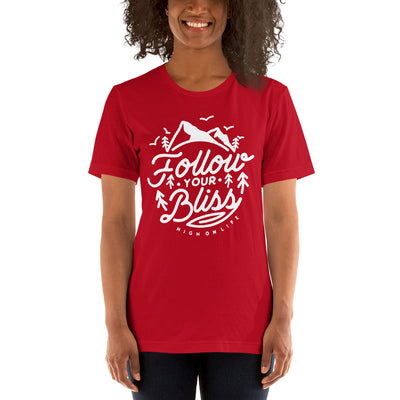 Follow Your Bliss Women's Red T