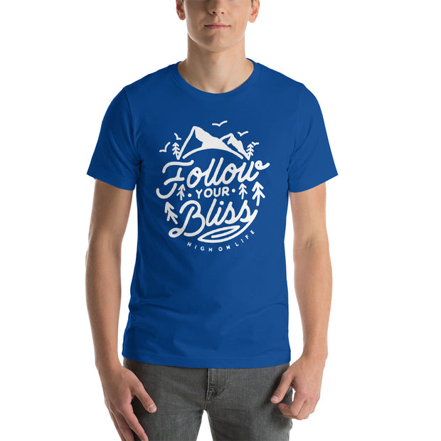 Follow Your Bliss Men's Blue T