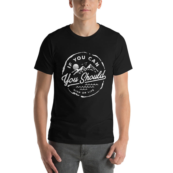 You Should! Men's Black T