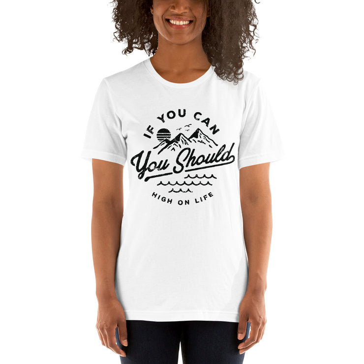 You Should! Women's White T