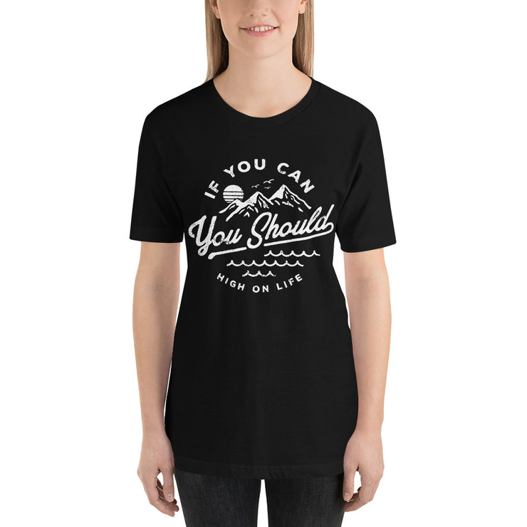 You Should! Women's Black T