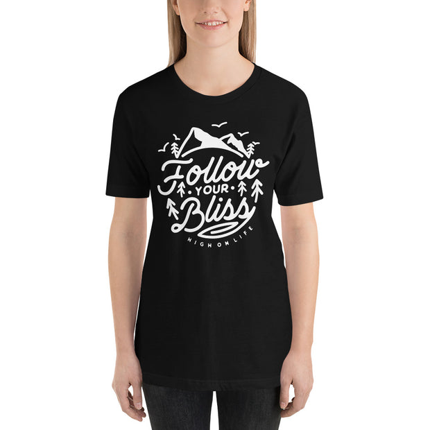 Follow Your Bliss Women's Black T