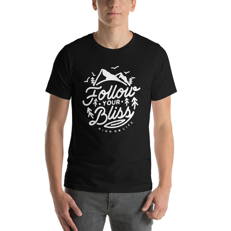 Follow Your Bliss Men's Black T